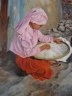 Birmane triant son riz